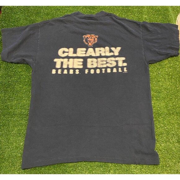 Vintage Chicago Bears shirt mens large blue orange 90s short sleeve unisex 18 - Picture 5 of 9